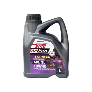 روغن موتور سیکلت تمام سنتتیک تاپ فاین مدل SL 10W-40 حجم 1 لیتر