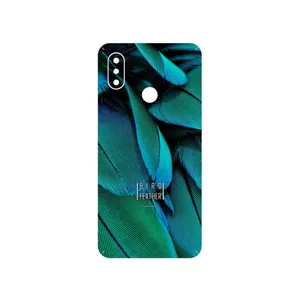 MAHOOT Green Feather Cover Sticker for Xiaomi Mi 8