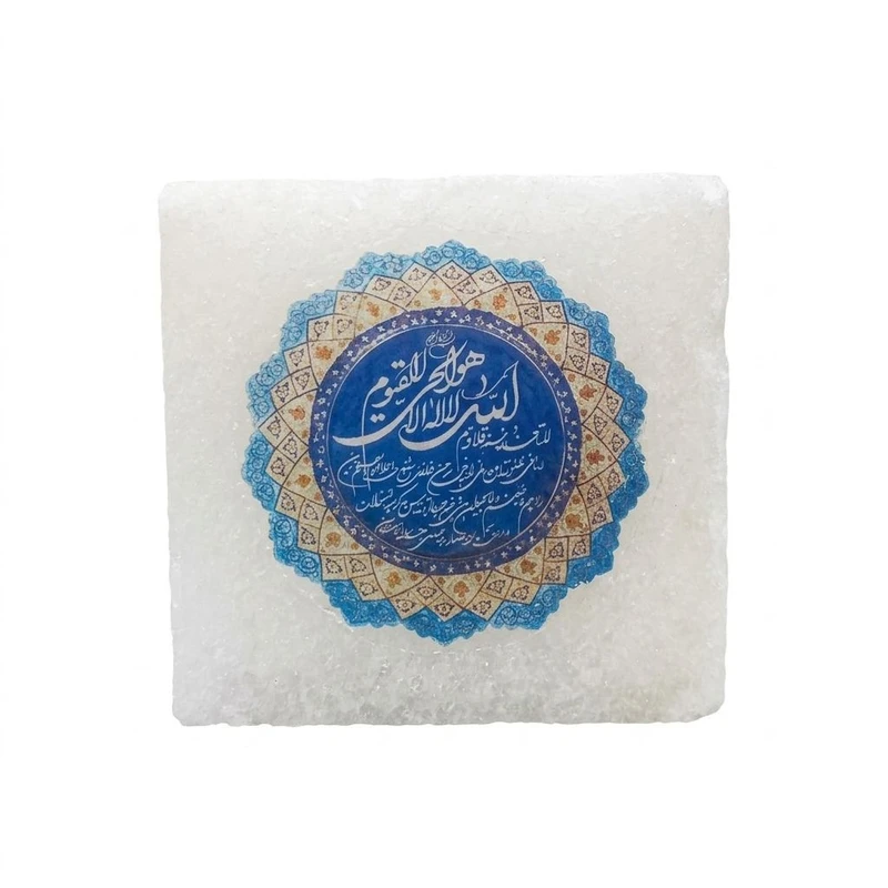 سنگ نمک دکوری مدل مربعی کد ۸۴