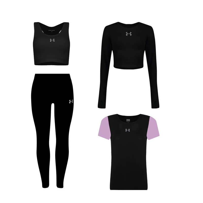 ست چهار تکه لباس ورزشی زنانه مدل 4101-1801-63-7101