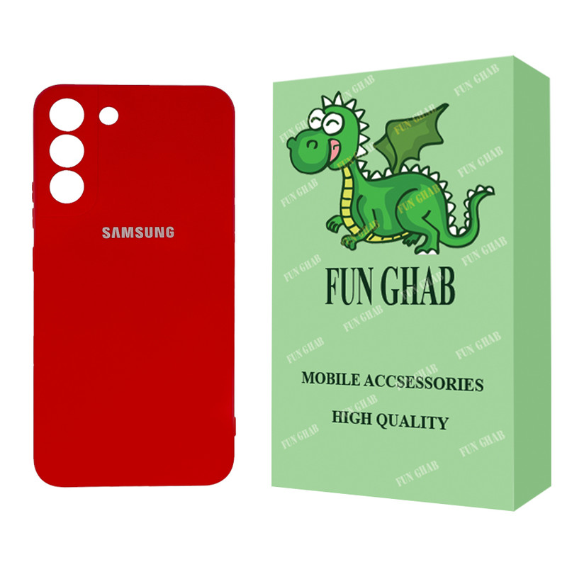 کاور فان قاب مدل سیلیکونی مناسب برای گوشی موبایل سامسونگ Galaxy S22 plus 5G