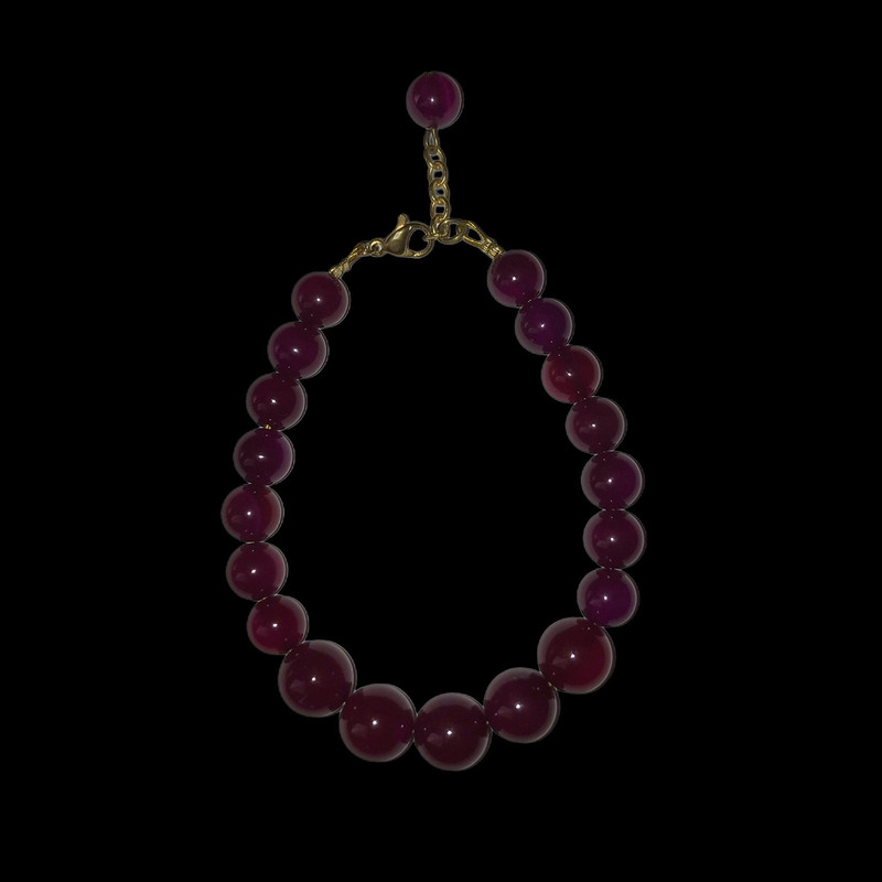 دستبند زنانه مدل سنگ عقیق کد S-134