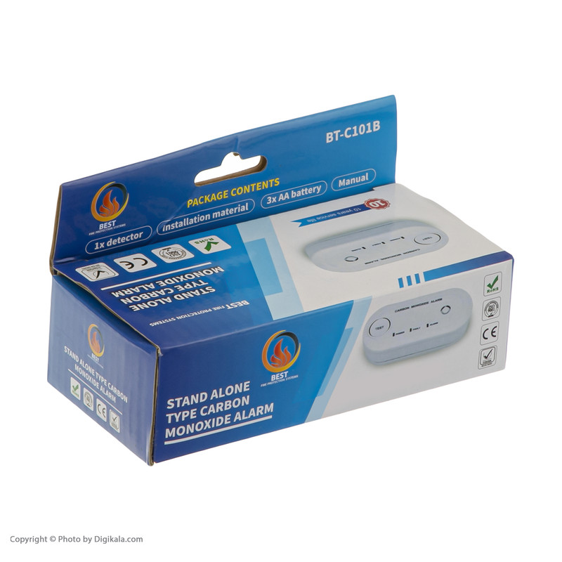 دستگاه هشدار دهنده نشت گاز مدل BT-C101B