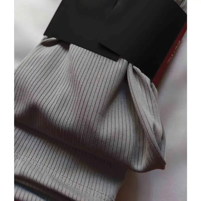 لگینگ زنانه مدل کبریتی کمر پهن گنی کد LZ2 رنگ طوسی