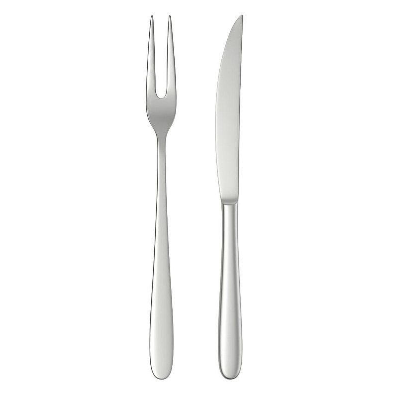 ست کارد و چنگال سرو مرغ و بره مدل دونا