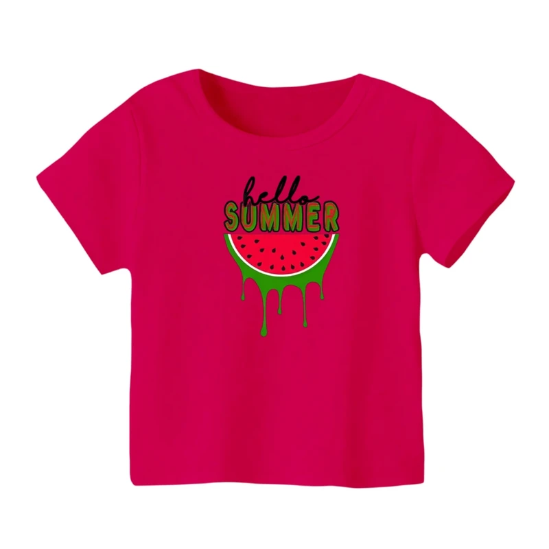 تی شرت آستین کوتاه بچگانه مدل هندوانه یلدایی کد 31