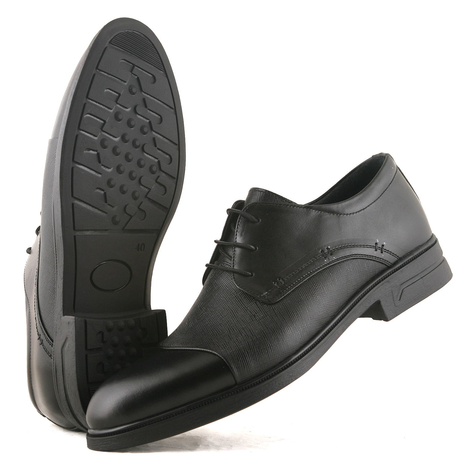کفش مردانه چرم یلسان مدل هریسون کد HRM-568-msk -  - 4