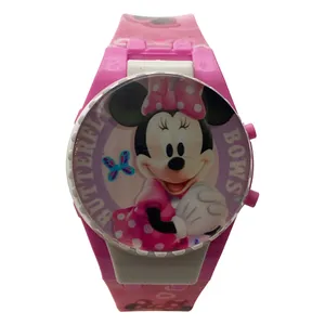ساعت مچی دیجیتال بچگانه مدل قاب چرخان طرح میکی ماوس