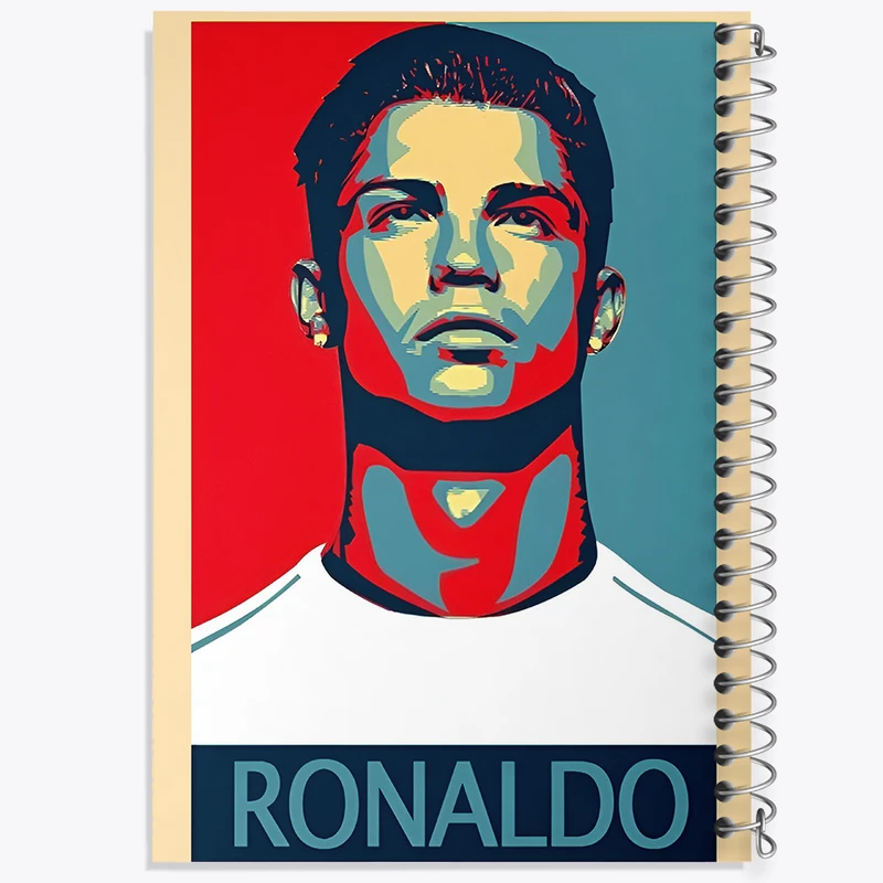 دفتر نقاشی 50 برگ خندالو طرح کریستیانو رونالدو کد F6478
