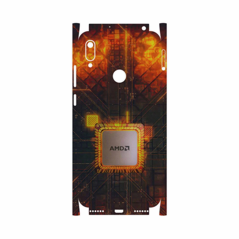 برچسب پوششی ماهوت مدل AMD Brand-FullSkin مناسب برای گوشی موبایل هوآوی Y6 Prime 2019