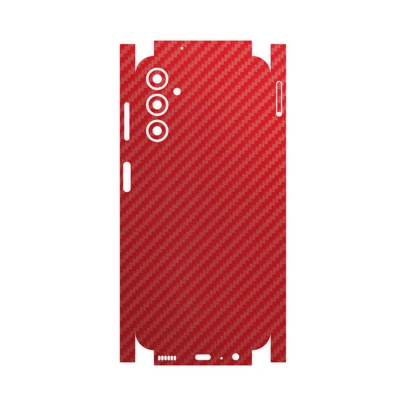 برچسب پوششی ماهوت مدل Red-Fiber-FullSkin مناسب برای گوشی موبایل سامسونگ Galaxy A14