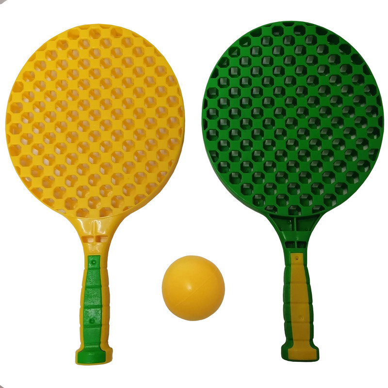 راکت تنیس اسباب بازی مدل پالیزان کد GY-03 مجموعه 3 عددی