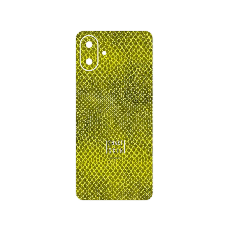 برچسب پوششی ماهوت مدل Yellow Snake Skin مناسب برای گوشی موبایل سامسونگ Galaxy A07