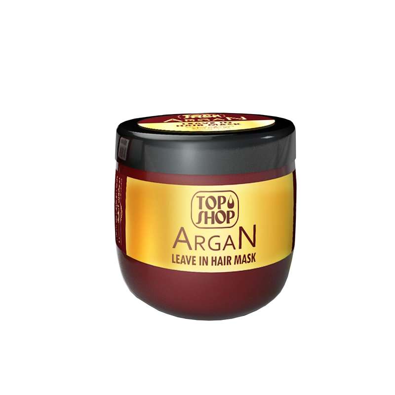ماسک مو تقویت کننده تاپ شاپ مدل آرگان حجم 500 میلی لیتر ماسک مو تقویت کننده تاپ شاپ مدل آرگان حجم 500 میلی لیتر