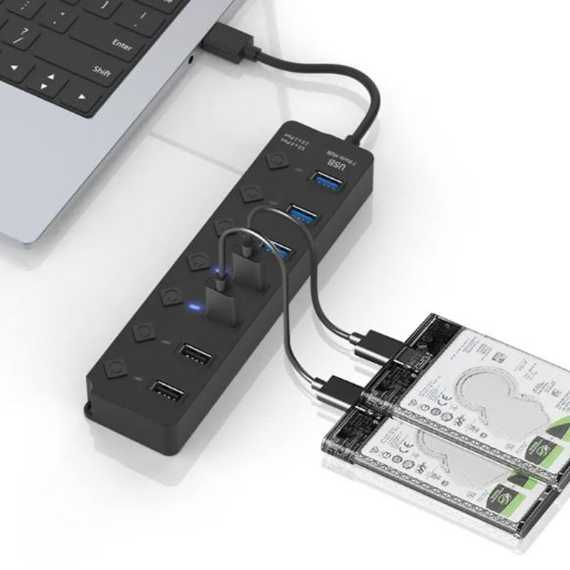 هاب 7 پورت USB3.0 اونتن مدل OTN-5307