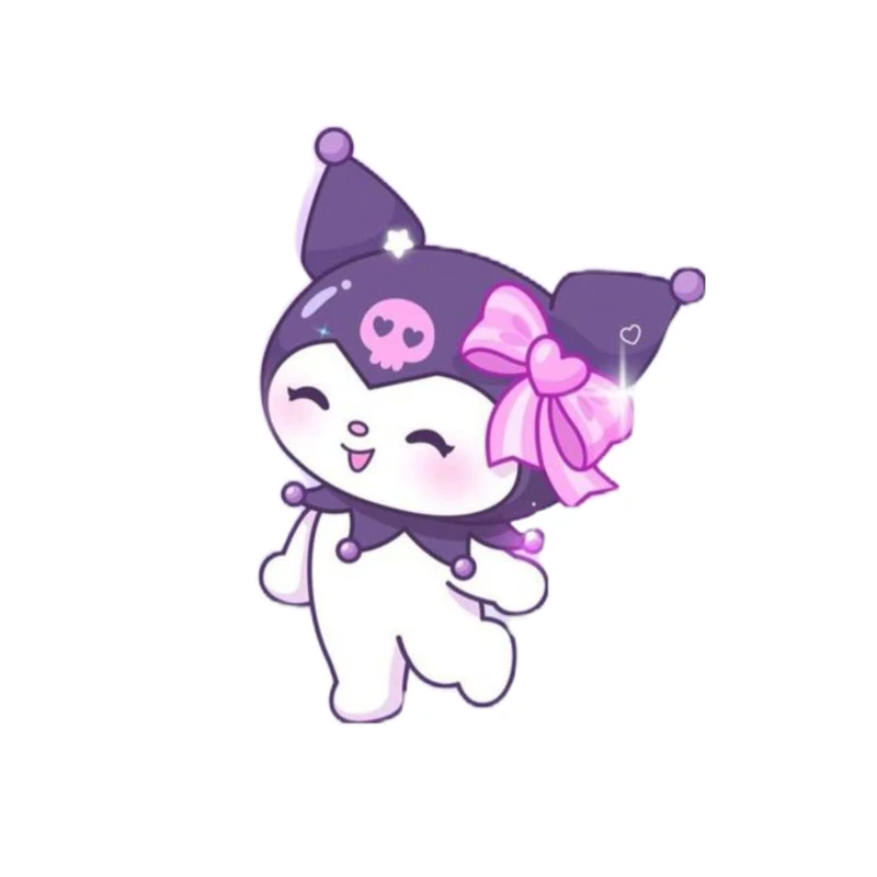 استیکر پارچه و لباس پاد آفرین مدل کارتونی کورومی Kuromi جذاب کد 952