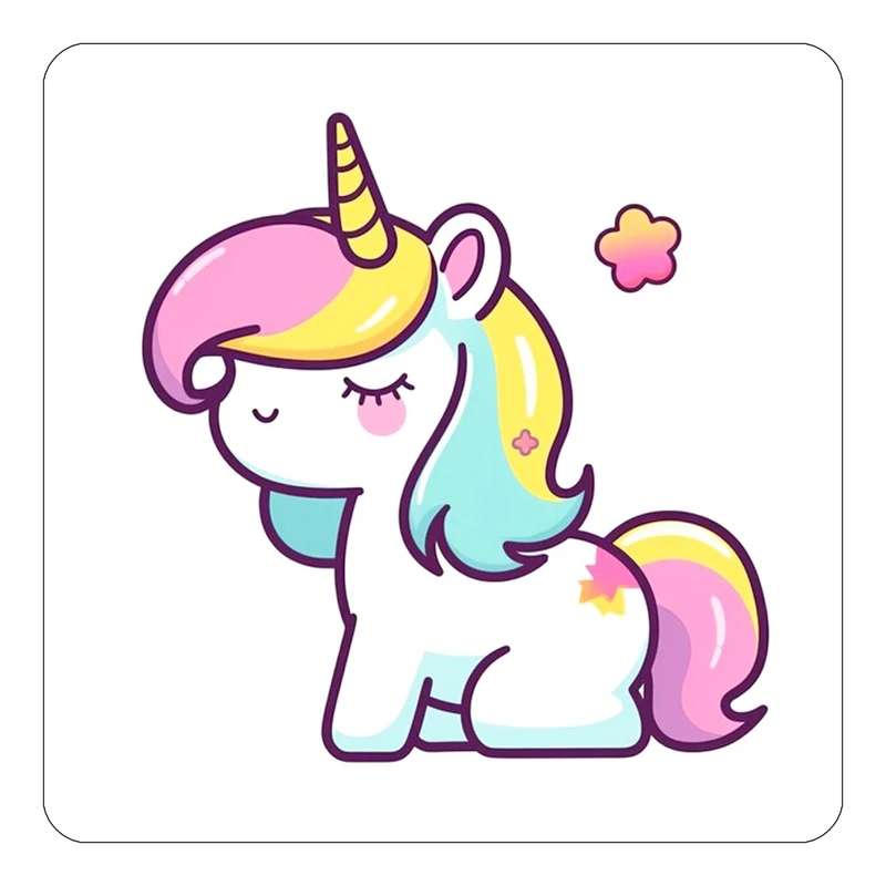 مگنت کاکتی طرح اسب تک شاخ و یونیکورن مدل mp30487