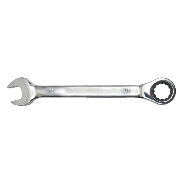 آچار یکسرتخت و یکسر رینگی جغجغه ای کد CR-V0010 سایز 10 میلیمتر