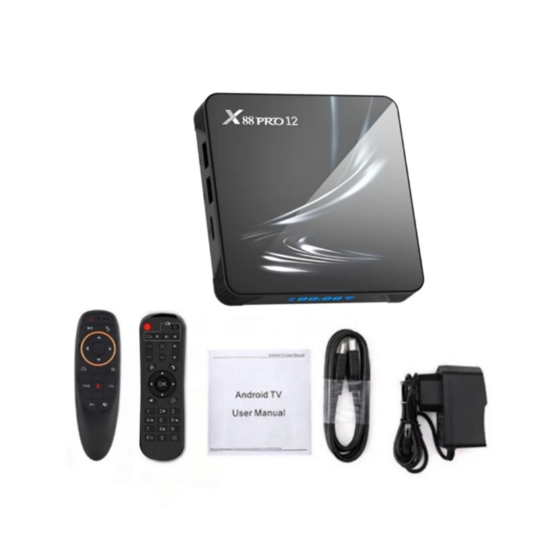 اندروید باکس ایکس‌88 مدل Pro 12 4K 4/64GB