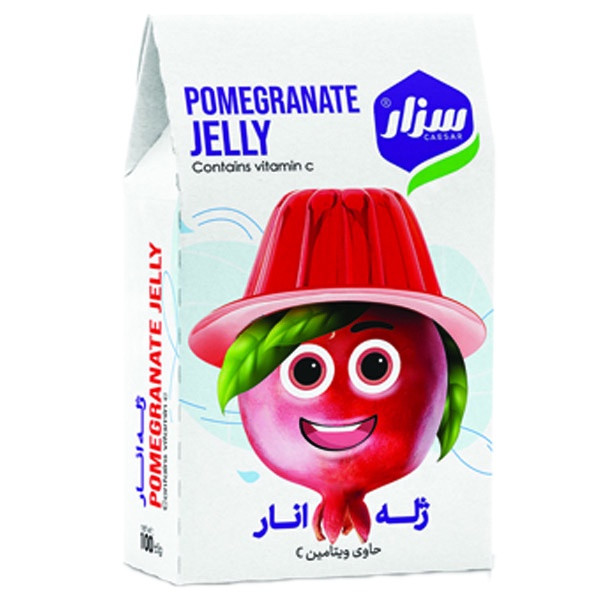 پودر ژله انار سزار- 95 گرم