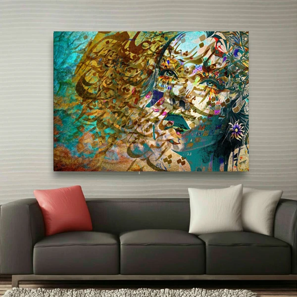  تابلو بوم طرح نستعلیق مدل TB921