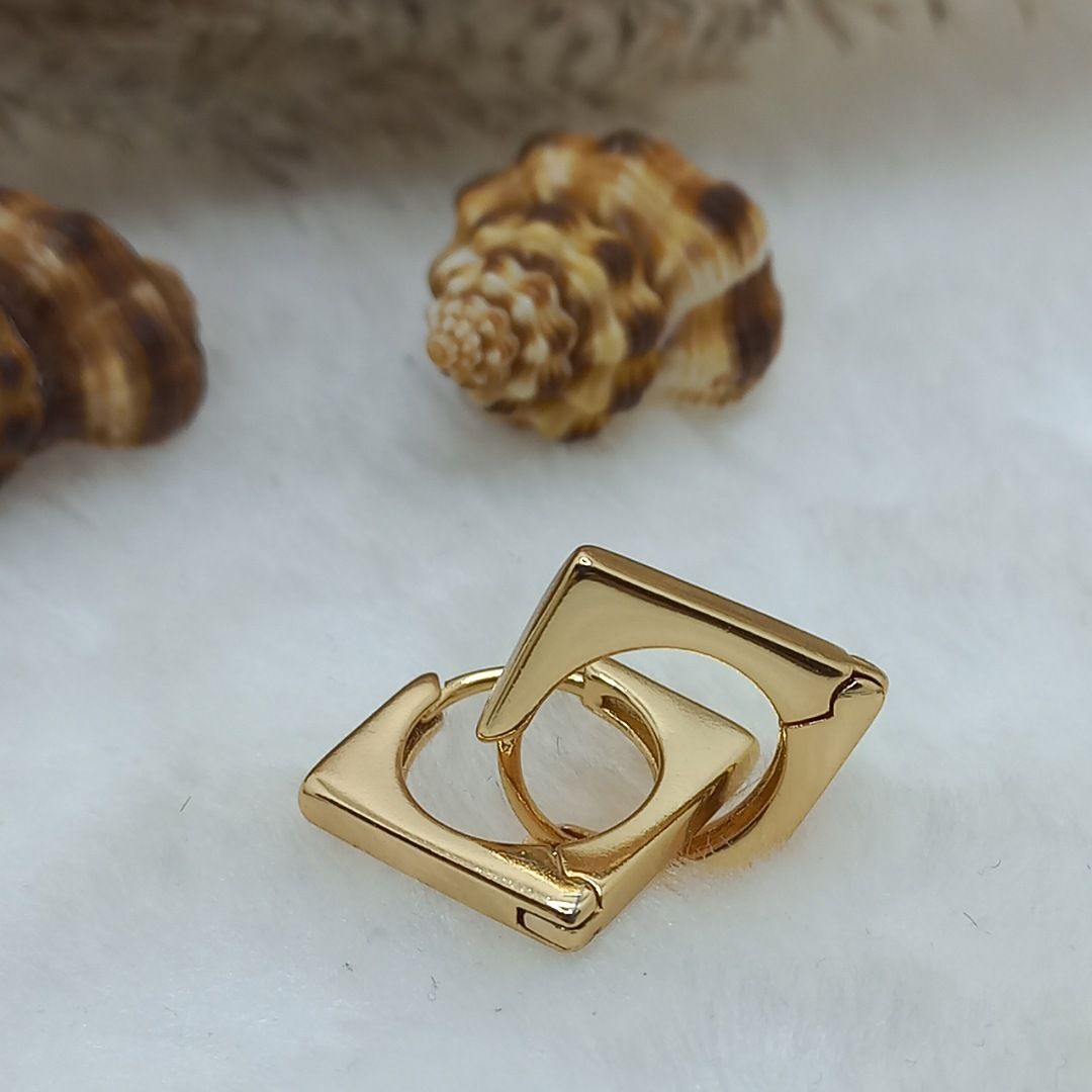 گوشواره زنانه ژوپینگ مدل آینه ای کد NN 042 -  - 5