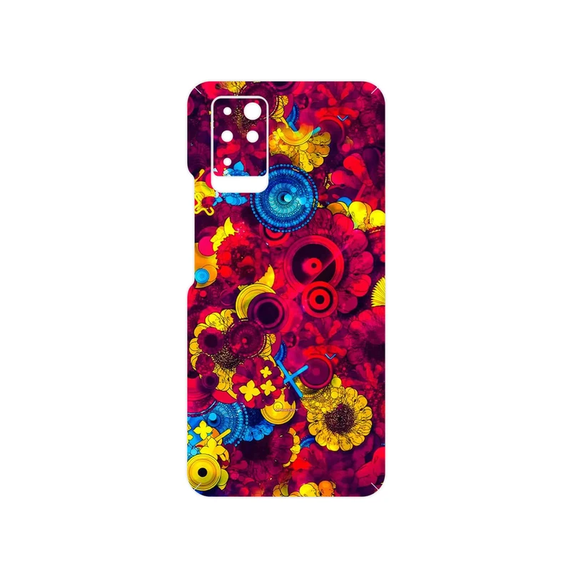 برچسب پوششی ماهوت مدل Vector Flower Garden Digital Art مناسب برای گوشی موبایل اینفینیکس Note 10