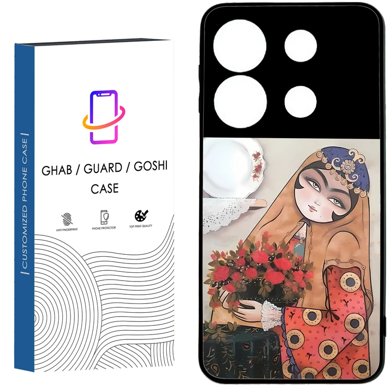 کاور قاب گارد گوشی طرح دخترانه کد 111- TPU مناسب برای گوشی موبایل شیائومی Redmi Note 13 Pro 5G / Poco X6 5G