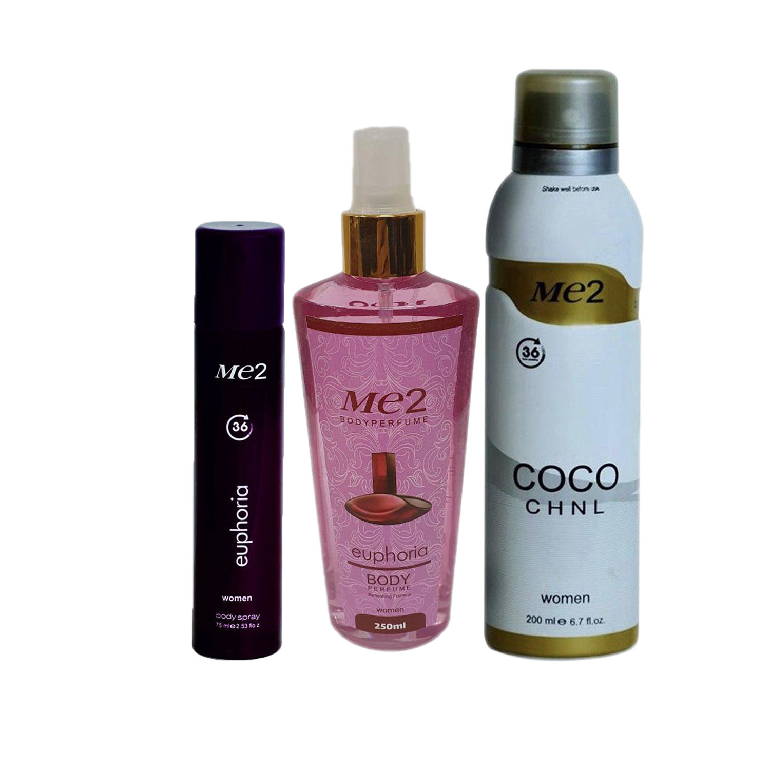  بادی اسپلش و اسپری بدن زنانه می تو مدل 224 مجموعه 3 عددی 