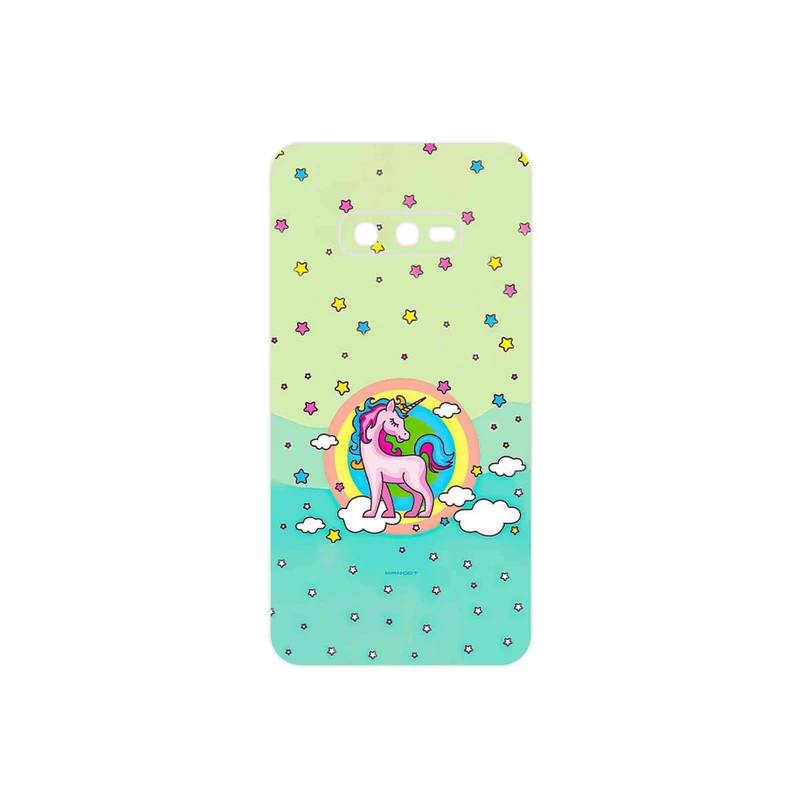 برچسب پوششی ماهوت مدل Rainbow unicorn adventure مناسب برای گوشی موبایل سامسونگ Galaxy S10e