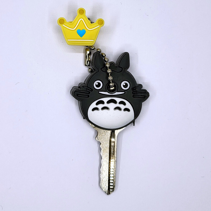 کاور کلید مدل Totoro T04 به همراه آویز مجموعه 2 عددی