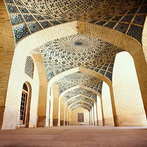 پوستر دیواری سه بعدی مدل منظره شهری بنا تاریخی راهرو DVRF1840