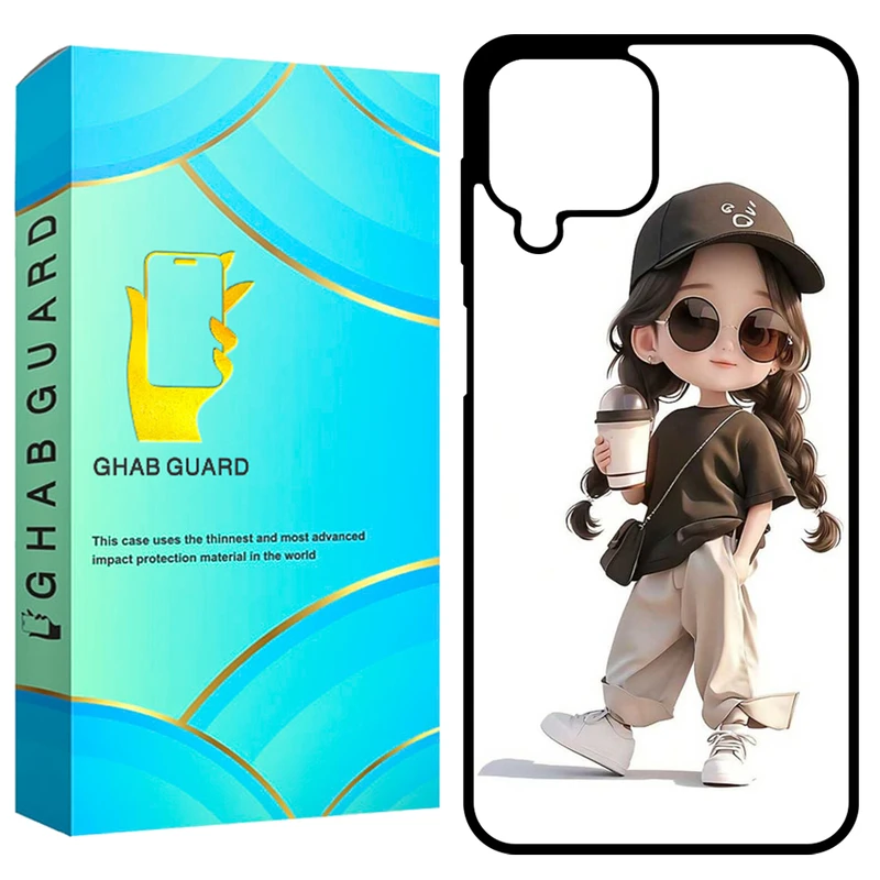 کاور قاب گارد طرح دختر مدل GCHPA12 مناسب برای گوشی موبایل سامسونگ Galaxy A12 / A12 Nacho / M12 