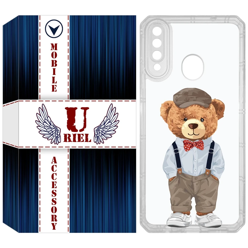 کاور یوریل مدل Clear کد 41 طرح تدی مناسب برای گوشی موبایل سامسونگ Galaxy A20s