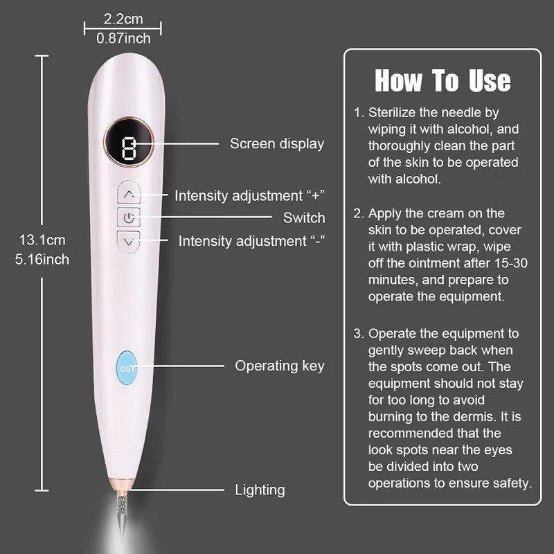 قلم پاک سازی پوست مدل 9 لول