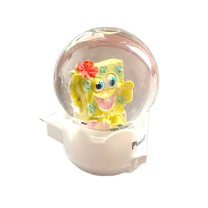 چراغ خواب کودک مدل گوی باب اسفنجی