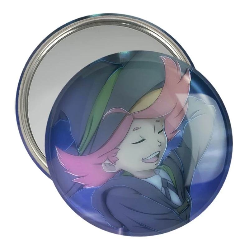 آینه جیبی خندالو مدل اماندا انیمه Little Witch Academia  کد 22949