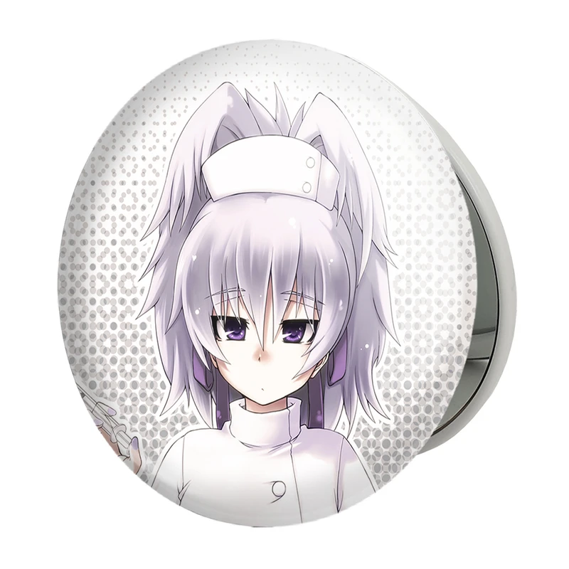 آینه جیبی خندالو طرح یین انیمه تاریک تر از سیاهی Darker Than Black مدل تاشو کد 22563 