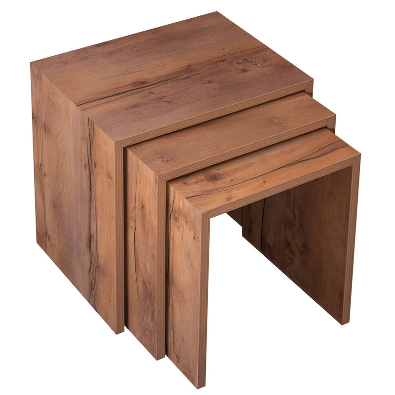 میز عسلی مانی آرا کد TT_0001 مجموعه 3 عددی