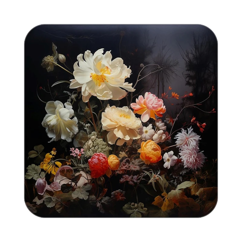 زیر لیوانی کاکتی طرح گل مدل mp16272