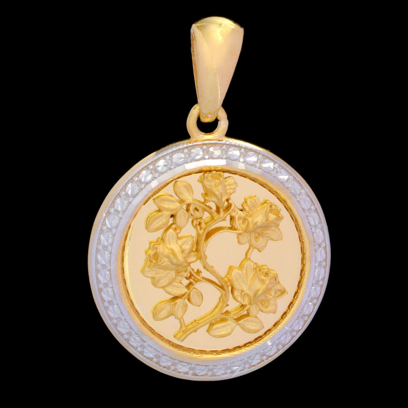 آویز گردنبند طلا 18 عیار زنانه طلای مستجابی طرح گلدسته آوا کد 564723
