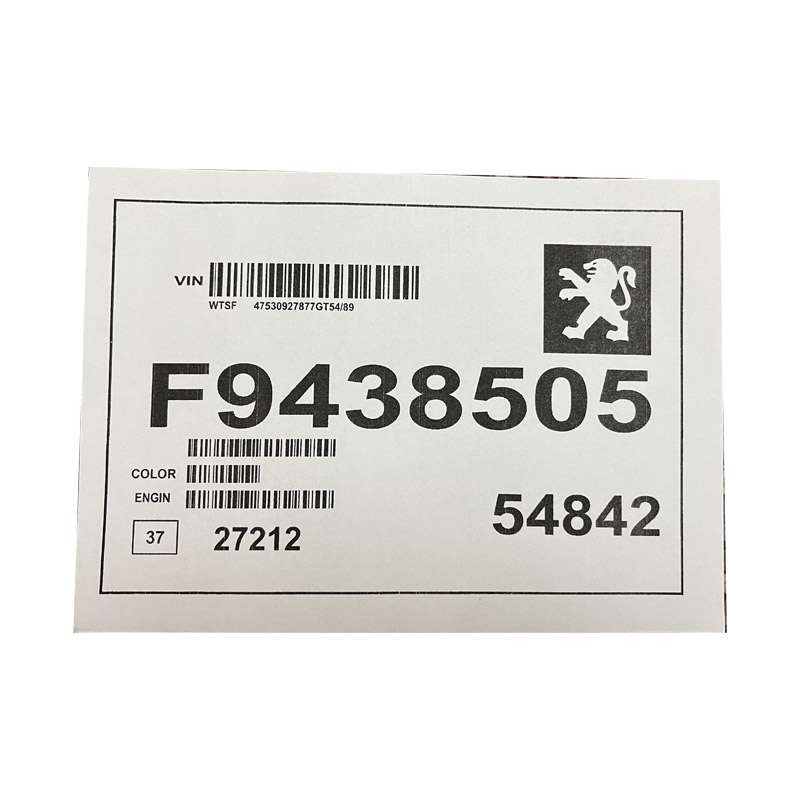  برچسب شیشه خودرو قطعه سازان کبیر مدل CHS-PUG-488