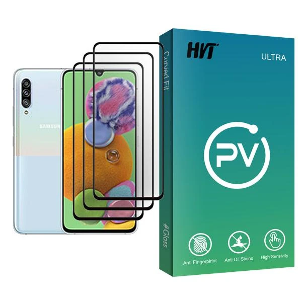 محافظ صفحه نمایش اچ وی تی مدل PV Glass MIX003 مناسب برای گوشی موبایل سامسونگ Galaxy A90 5G بسته سه عددی
