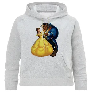 هودی دخترانه مدل دیو و دلبر کد M 157