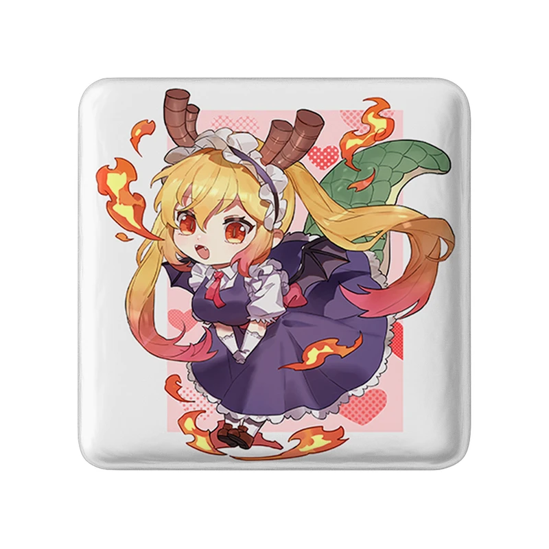 پیکسل خندالو طرح توهرو انیمه اژدهای خدمتکار کوبایاشی مدل مربعی کد 36281