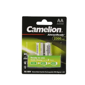 باتری قلمی قابل شارژ کملیون مدل 2300 بسته ۲ عددی