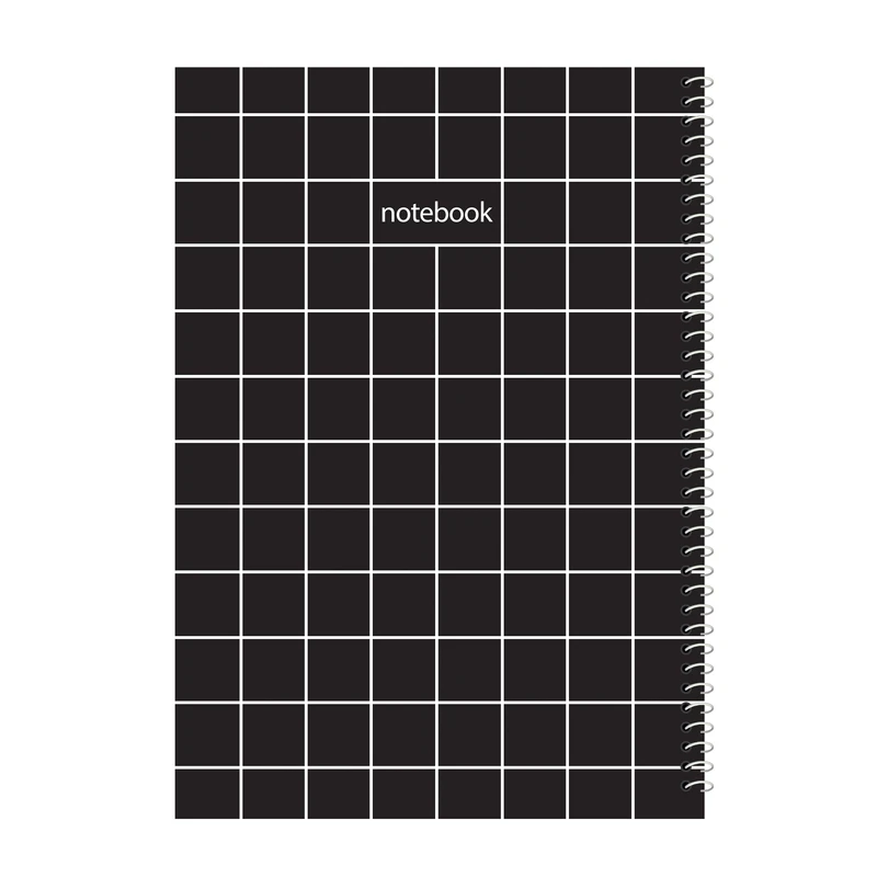 دفتر مشق 100 برگ آلبالو طرح مینیمال کد 2036