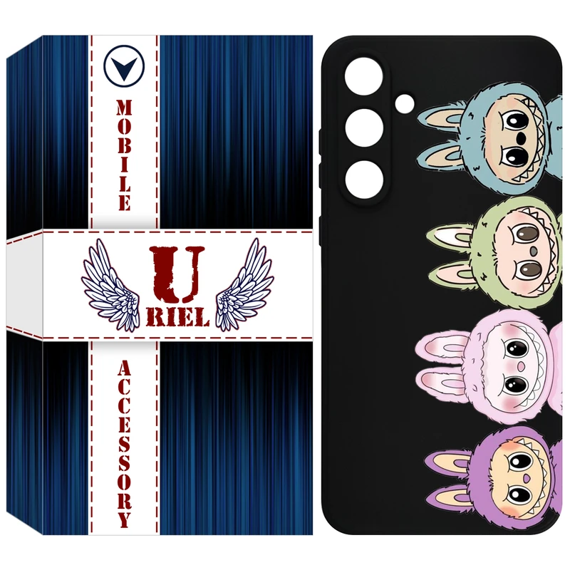 کاور یوریل مدل KSH کد 101 طرح عروسک لبوبو مناسب برای گوشی موبایل سامسونگ Galaxy S24 FE