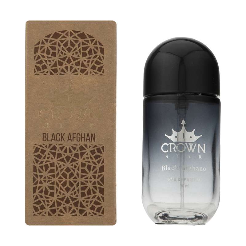 ادو پرفیوم مردانه کراون استار مدل black afghano حجم 30 میلی لیتر
