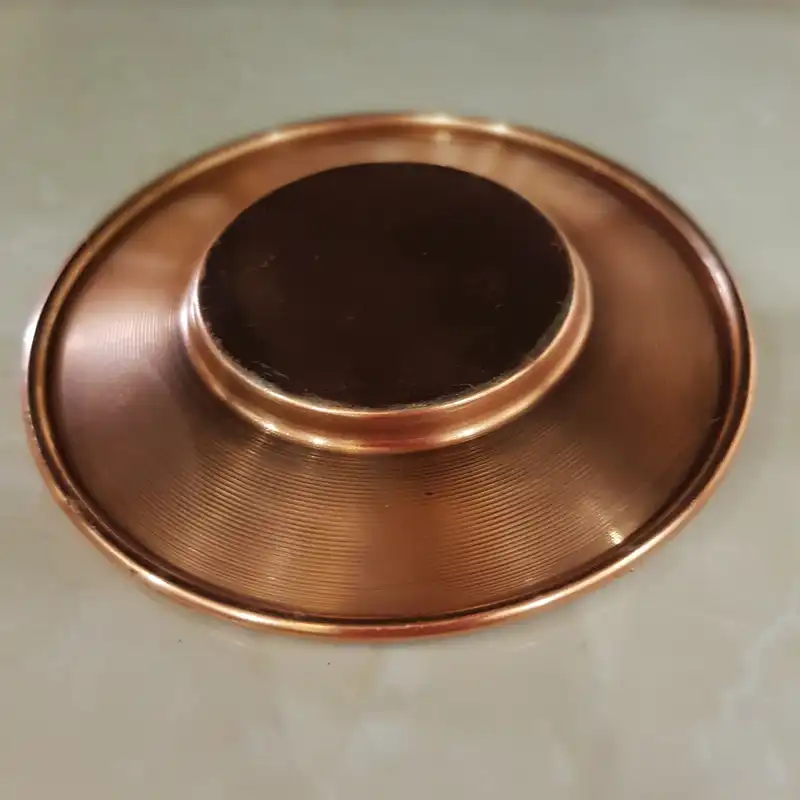 بشقاب میناکاری مسی مدل چشم دار کد 170